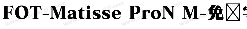 FOT-Matisse ProN M字体转换